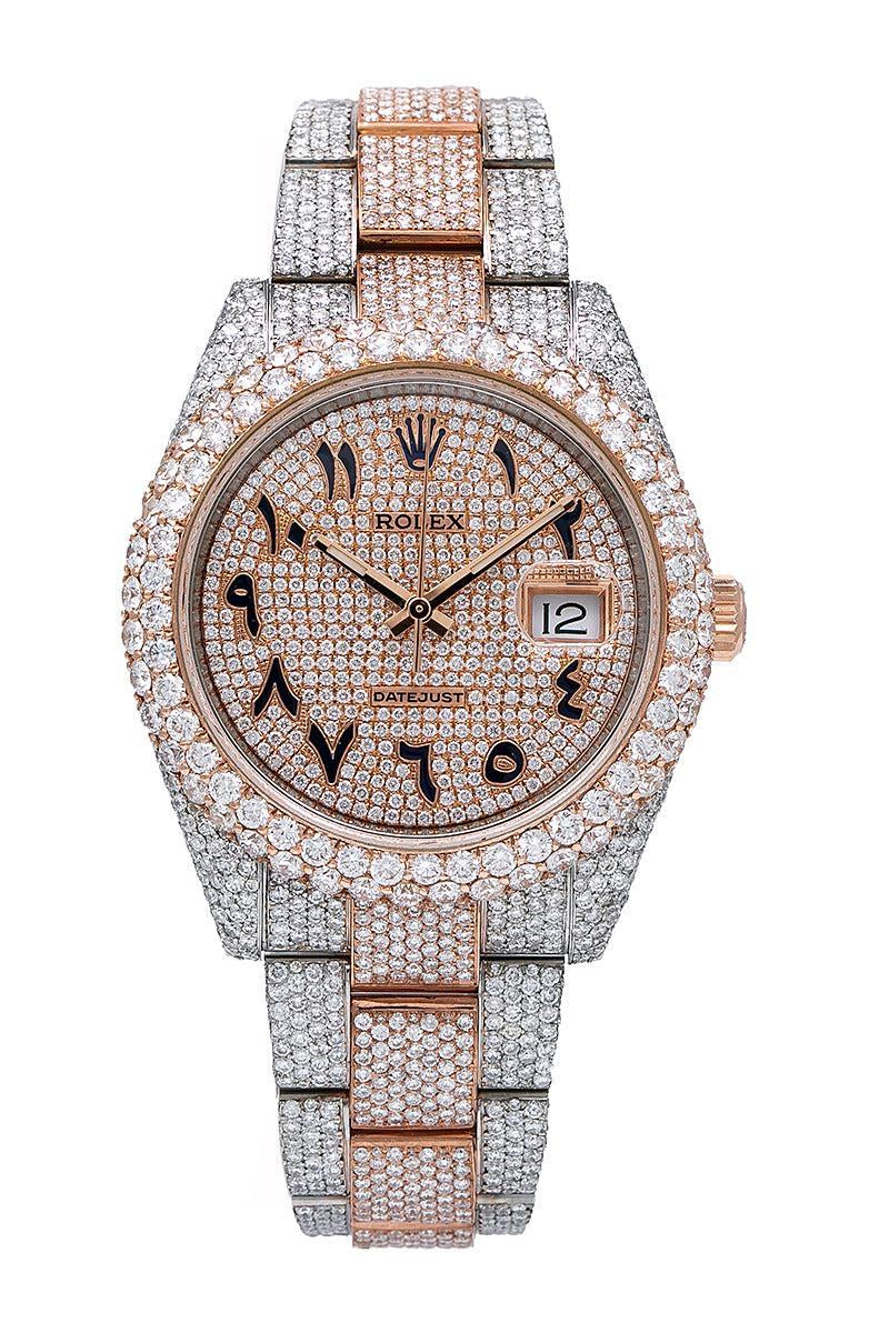 Rolex Custom Made  26 Carat Moissanite Watch