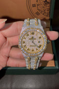 AP Stainless Steel 41mm Automatic Moissanite Watch