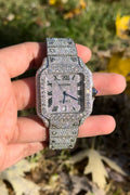 Cartier Fully Automatic 41mm Excellent Moissanite Watch