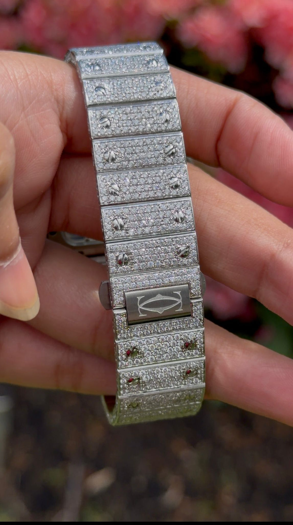 Skeleton Fully Automatic 41mm Moissanite Watch