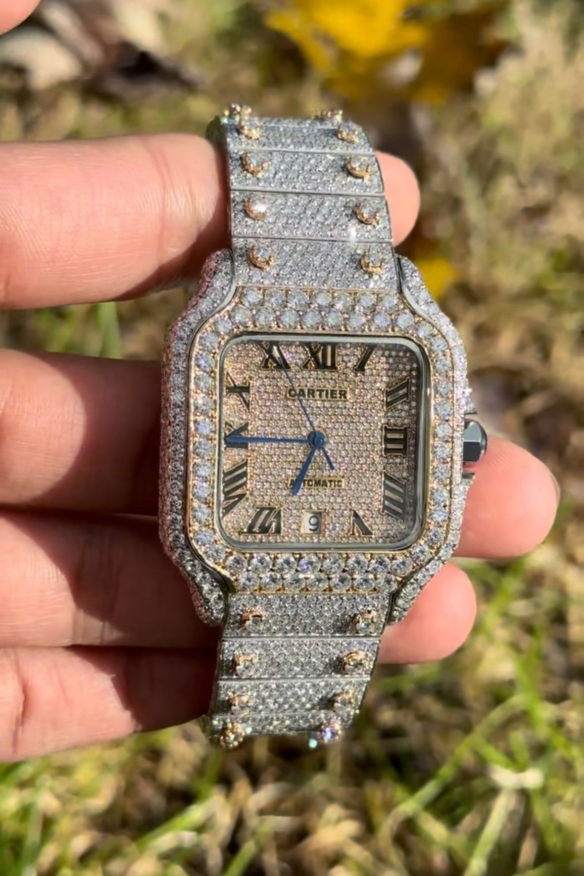 Cartier Moissanite Watch