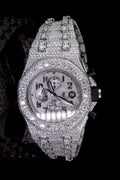 AP Fully  Stainless Steel 41mm Moissanite Watch